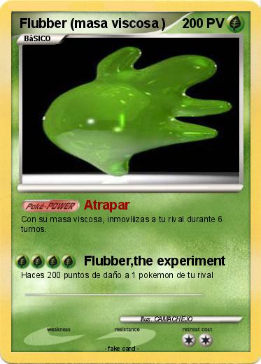 Pokemon Flubber (masa viscosa )