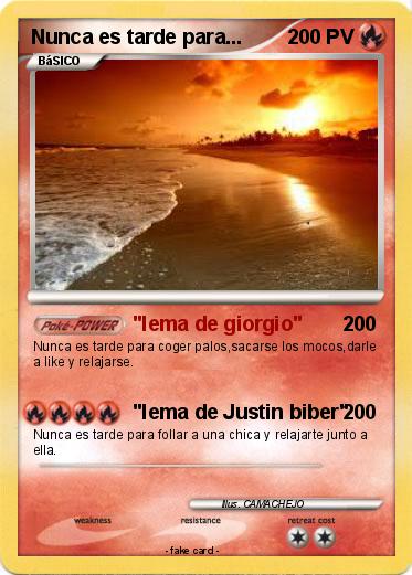 Pokemon Nunca es tarde para...