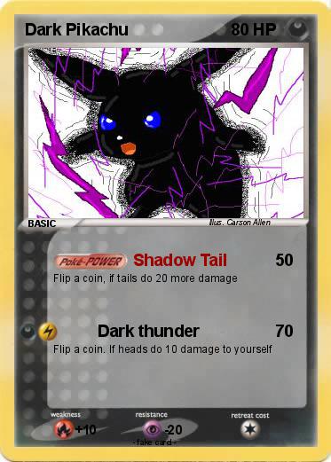 Pokemon Dark Pikachu
