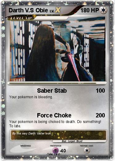 Pokemon Darth V.S Obie
