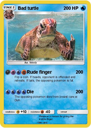 Pokemon Bad turtle