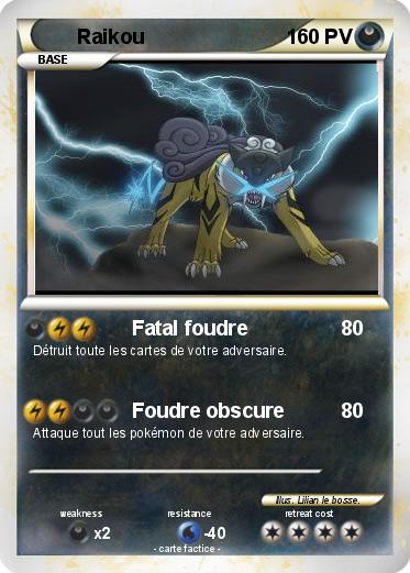 Pokemon Raikou