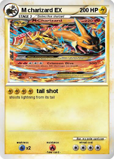 Pokemon M charizard EX