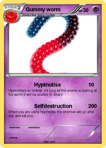 Pokemon Gummy worm