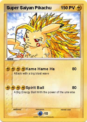 Pokemon Super Saiyan Pikachu