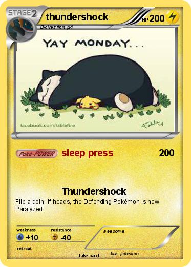 Pokemon thundershock