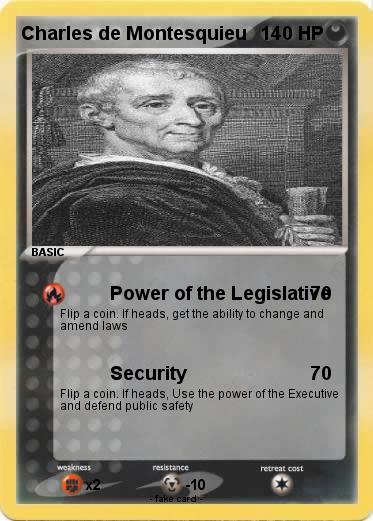 Pokemon Charles de Montesquieu