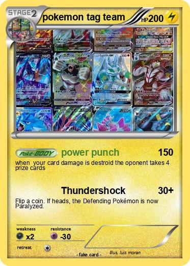 Pokemon pokemon tag team