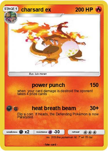 Pokemon charsard ex