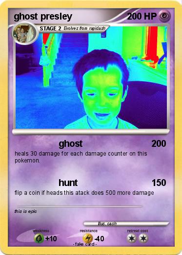 Pokemon ghost presley