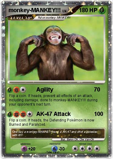 Pokemon monkey-MANKEY!!!