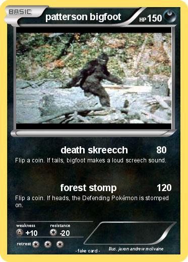 Pokemon patterson bigfoot