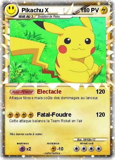 Pokemon Pikachu X