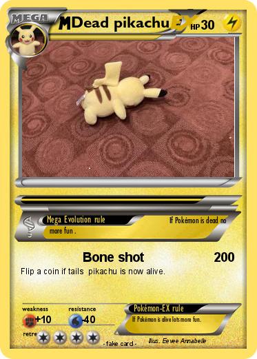 Pokemon Dead pikachu