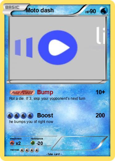 Pokemon Moto dash