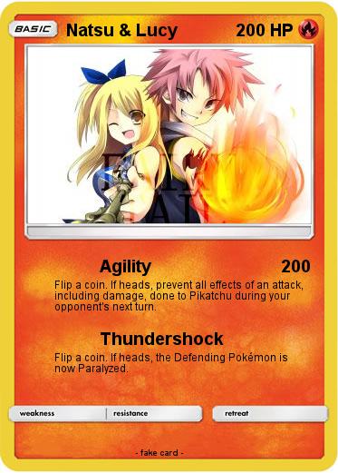 Pokemon Natsu & Lucy