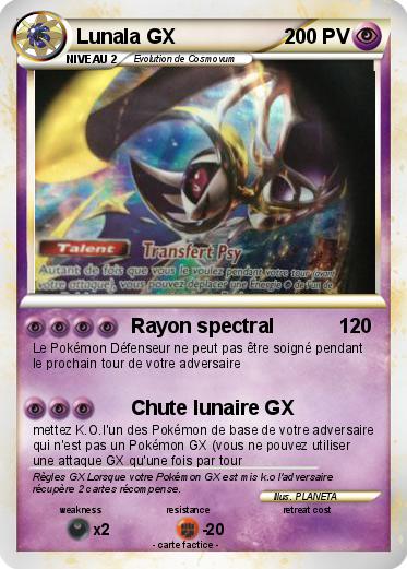 Pokemon Lunala GX