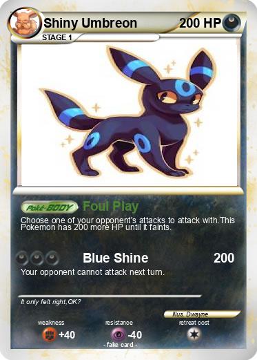 Pokemon Shiny Umbreon