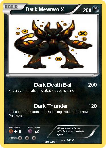Pokemon Dark Mewtwo X