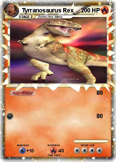Pokemon Tyrranosaurus Rex