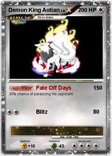 Pokemon Demon King Aotian