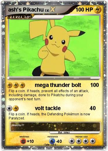 Pokemon ash's Pikachu