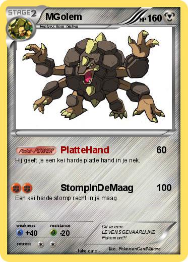 Pokemon MGolem