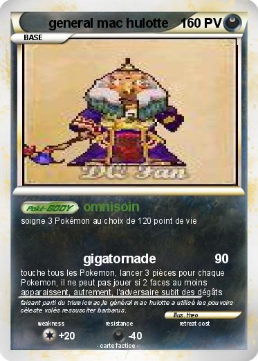 Pokemon general mac hulotte