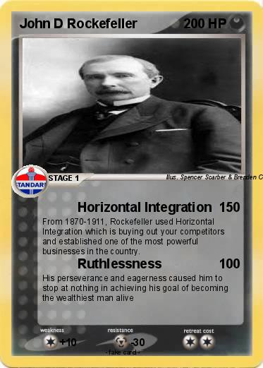 Pokemon John D Rockefeller