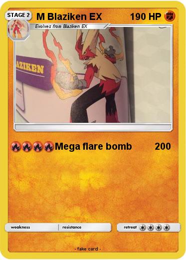 Pokemon M Blaziken EX