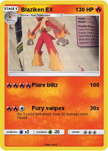 Pokemon Blaziken EX