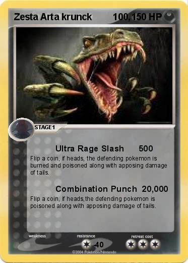 Pokemon Zesta Arta krunck        100,