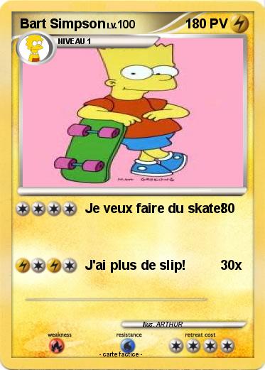 Pokemon Bart Simpson