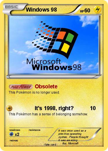 Pokemon Windows 98