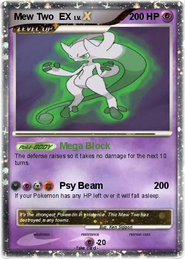 Pokemon Mew Two  EX