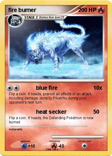 Pokemon fire burner