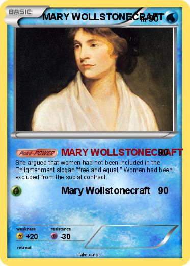 Pokemon MARY WOLLSTONECRAFT