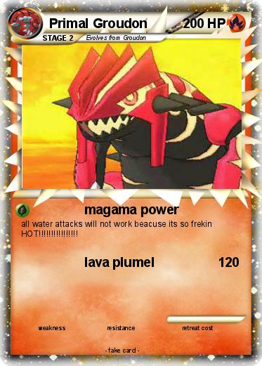 Pokemon Primal Groudon