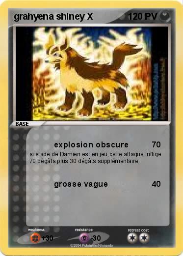 Pokemon grahyena shiney X