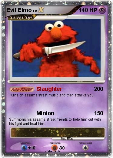Pokemon Evil Elmo