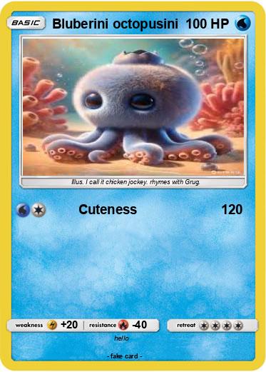 Pokemon Bluberini octopusini