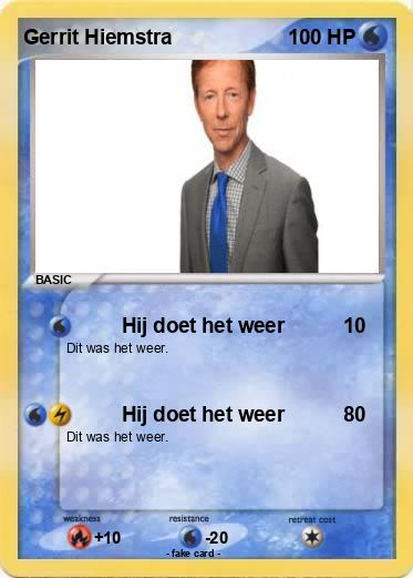 Pokemon Gerrit Hiemstra