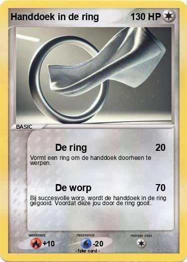 Pokemon Handdoek in de ring