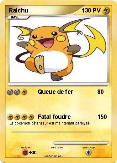 Pokemon Raichu