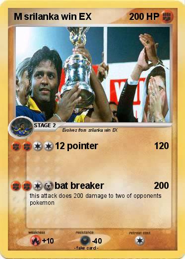 Pokemon M srilanka win EX
