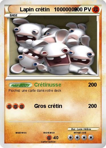 Pokemon Lapin crétin   10000000
