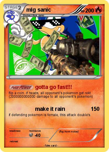 Pokemon mlg sanic