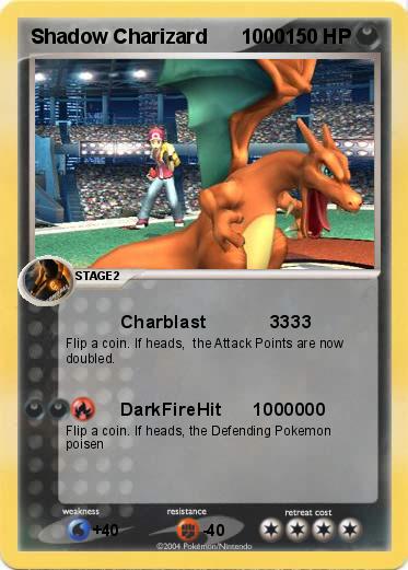 Pokemon Shadow Charizard      1000 
