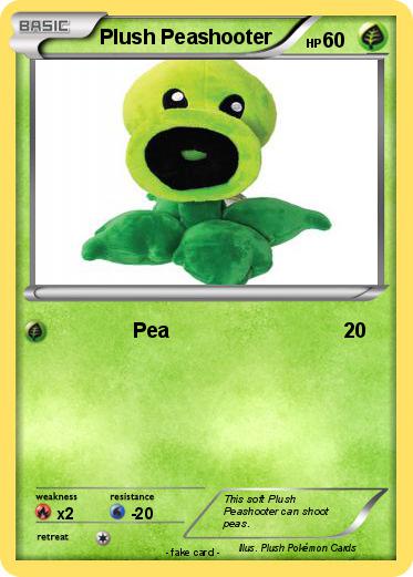 Pokemon Plush Peashooter