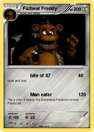 Pokemon Fazbear Freddy